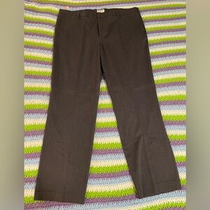 Dockers Dark Gray Straight Fit Flat Front Slide Closure Chino Pants 42x34 EUC